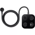 3 Outlet Surge Protector Power Strip With USB‑A USB‑C And 4Ft Braided Cord