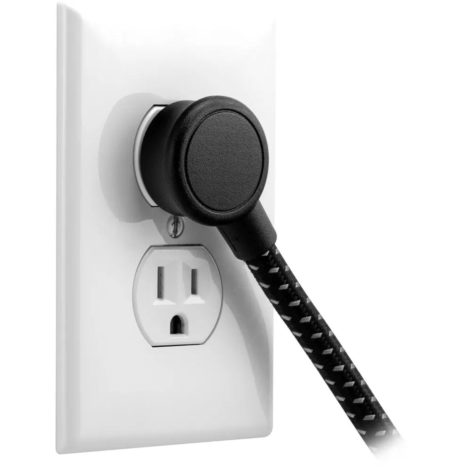 3 Outlet Surge Protector Power Strip With USB‑A USB‑C And 4Ft Braided Cord